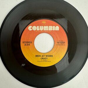 Men At Work – Down Under Columbia Vinyl, 7", 45 RPM Single 1982